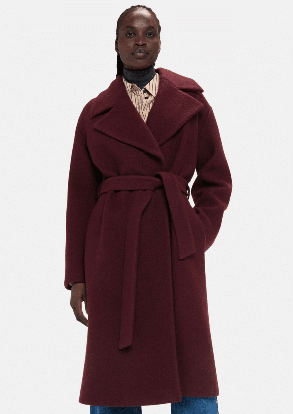 Lorna Wrap Wool Coat