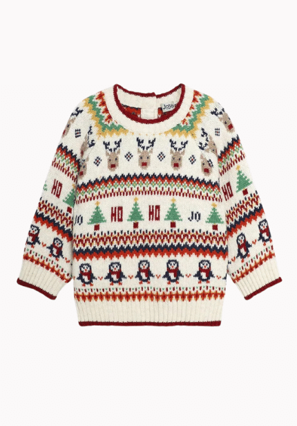 Christmas Reindeer Fair Isle Jumper