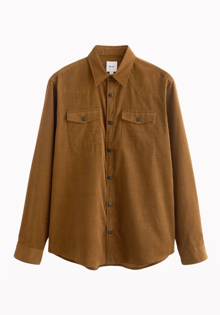 Cord Western Long Shirt