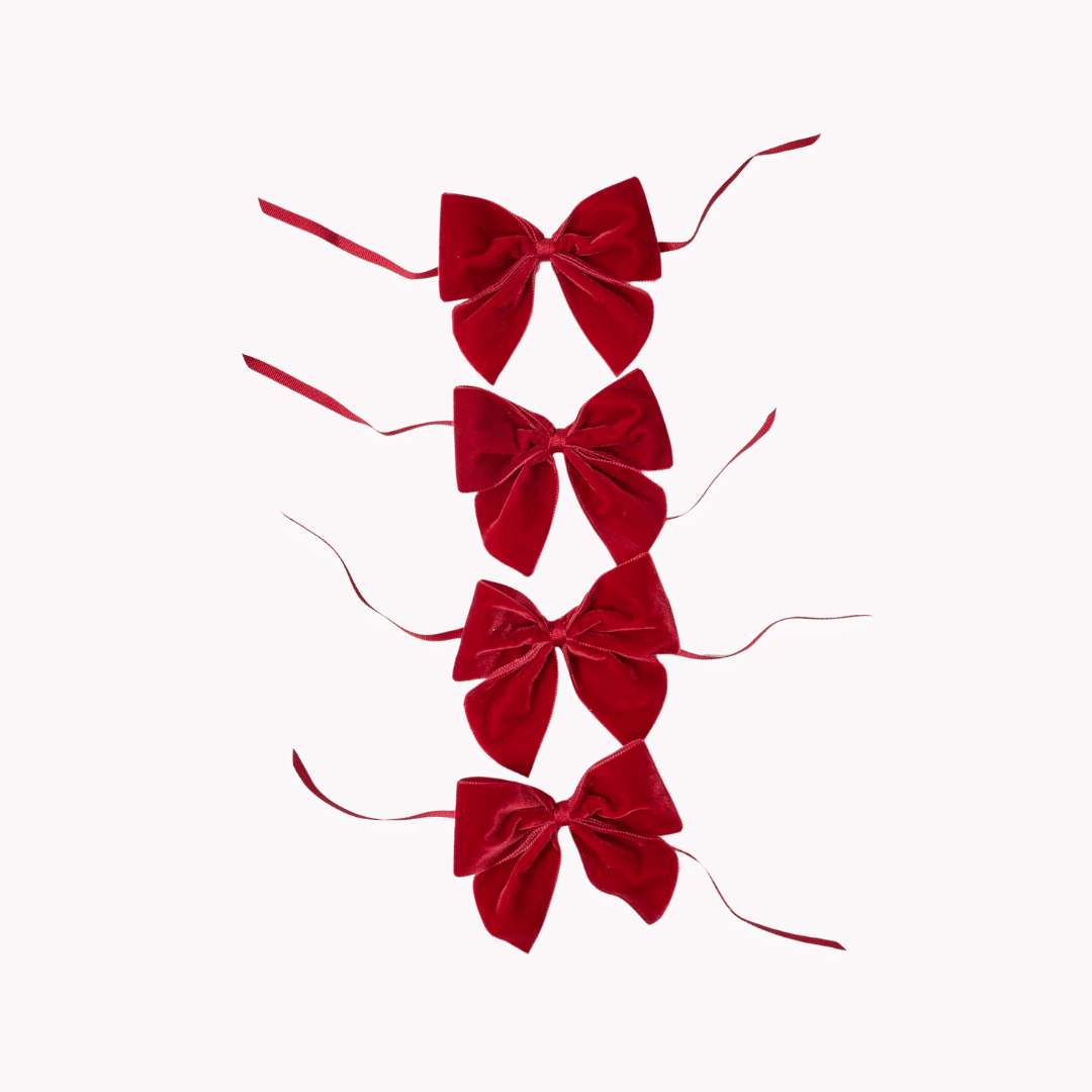 Red Velvet Bows