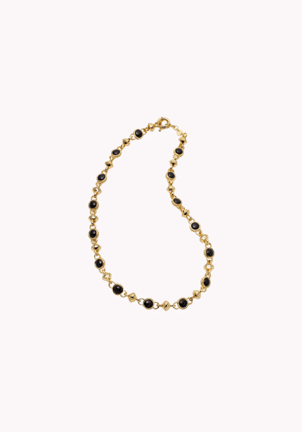 Black Onyx Chain Necklace