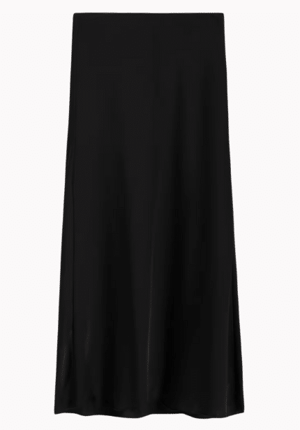 Satin Midi Skirt