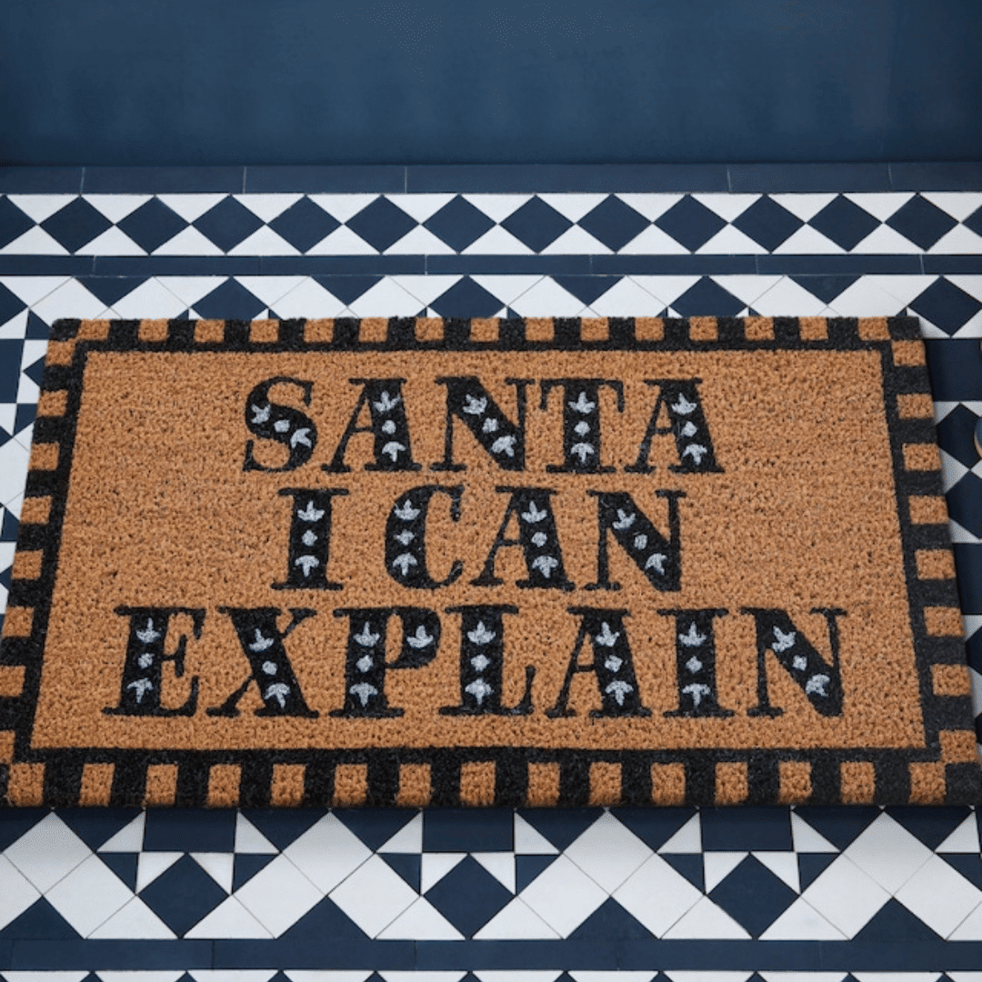 Santa I Can Explain Doormat